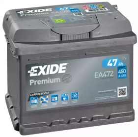 Акумулятор 47Ач Premium EXIDE EA472